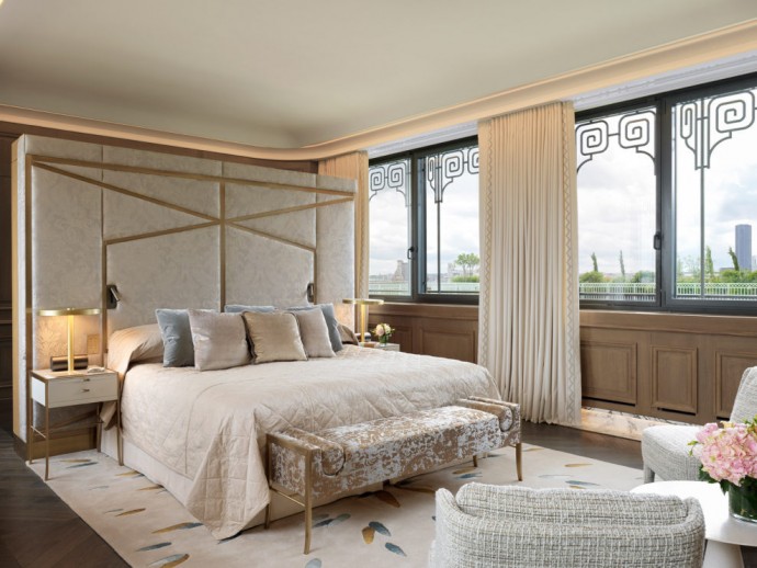 Пентхаус на крыше парижского отеля Le Meurice