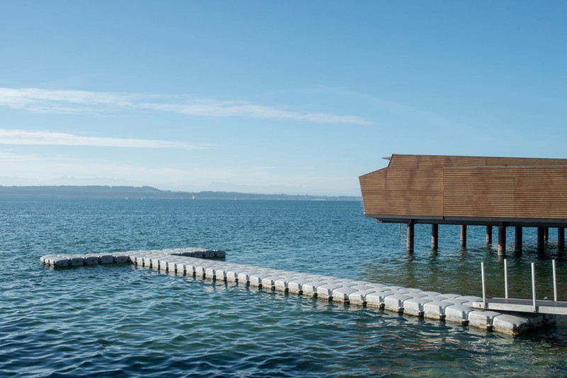 Отель на сваях Palafitte, озеро Невшатель, Швейцария