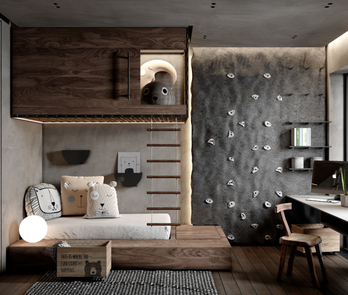 Проект квартиры от украинского дизайнера Яны Придальны