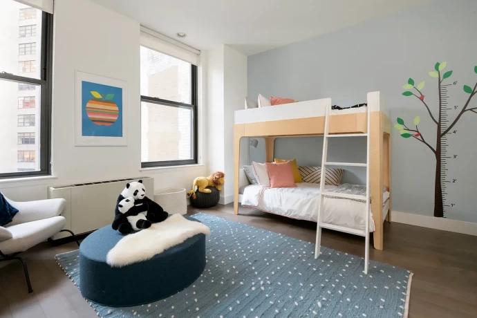 Квартира и помещения для отдыха в нью-йоркской высотке