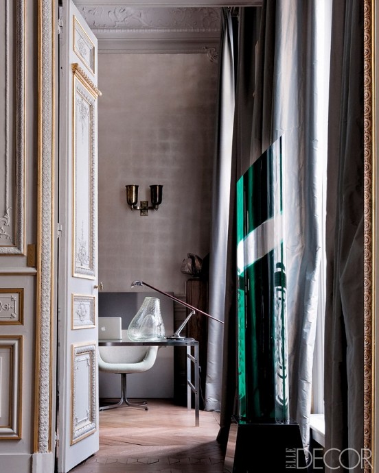 Изысканный интерьер апартаментов в Париже