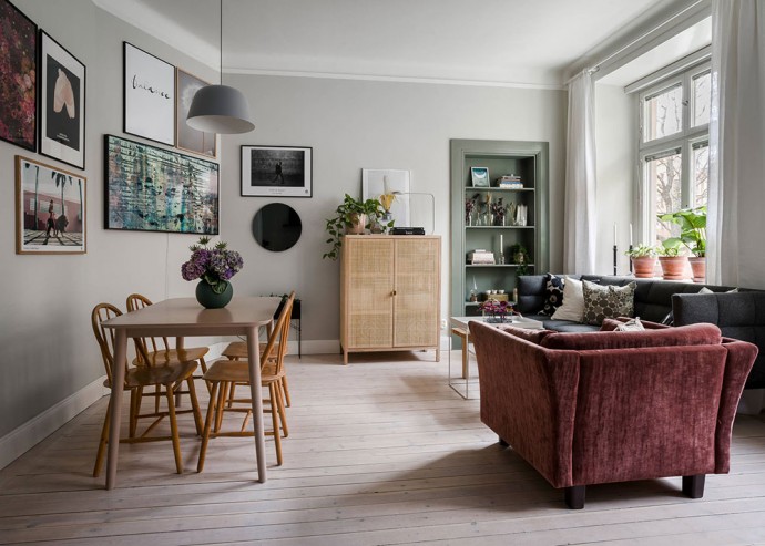 Шведская квартира площадью 42 м2