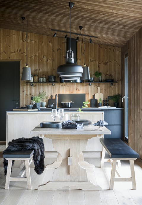 Уютный деревянный коттедж в Норвегии