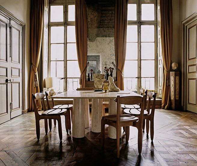 Квартира антикваров  Оливье и Глэдис Шенель в Париже