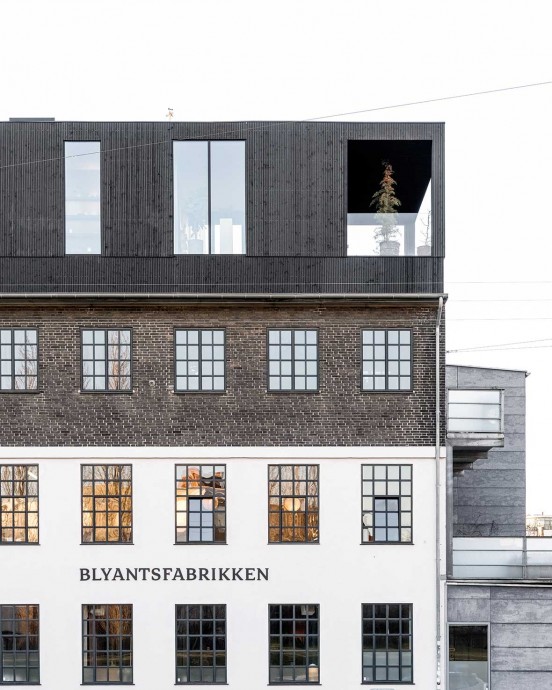 Квартира в здании бывшей фабрики в Копенгагене