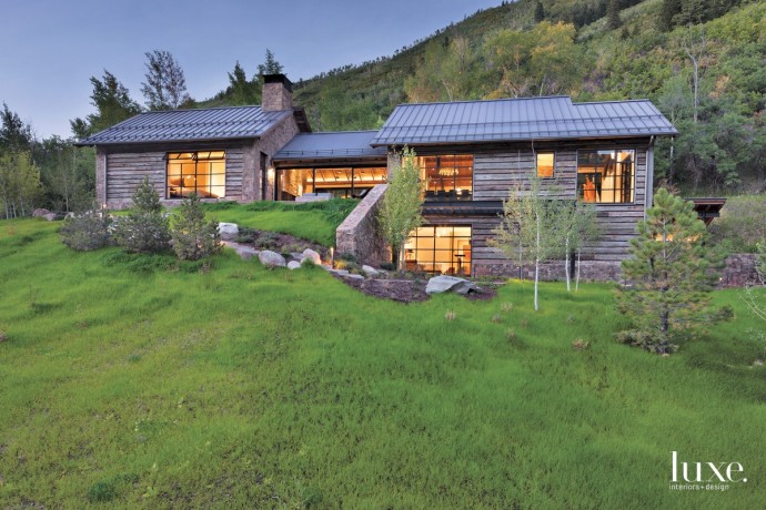 Уединённый дом в горах Колорадо