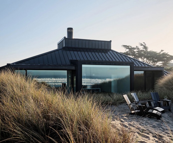 Дом для отдыха на берегу океана в Калифорнии