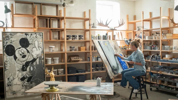 Квартира художницы Кэролайн Тамм в Стокгольме Квартира художницы Кэролайн Тамм в Стокгольме