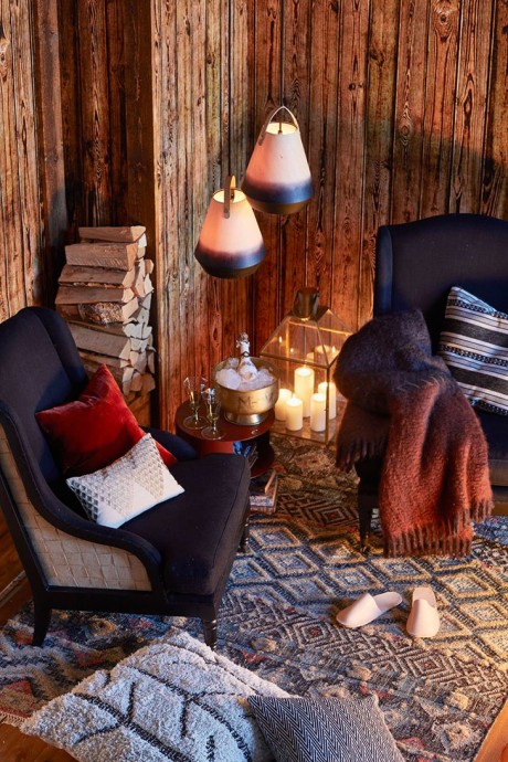 Уютный бревенчатый дом в Швеции