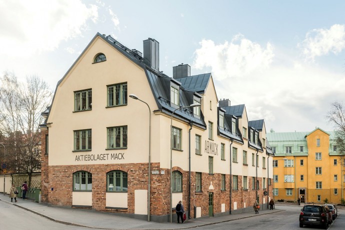 Мансарда площадью 101 м2 в доме 1912 года постройки в Стокгольме