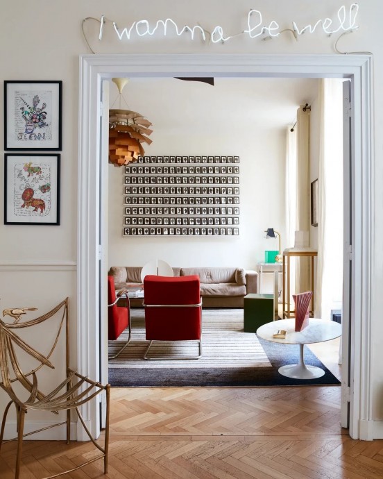 Квартира арт-дилера Жана-Габриэля Миттерана в Париже