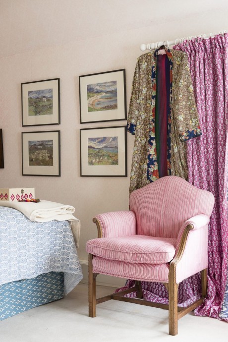 Дом текстильного дизайнера Молли Махоун в Эшдаунском лесу, Великобритания