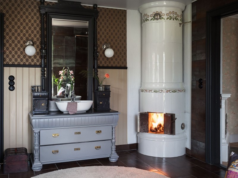 Капитально отремонтированный фермерский дом 1912 года постройки в Швеции