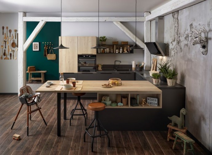 Квартира-лофт в Испании, оформленная дизайнерами мебельного бренда Schmidt