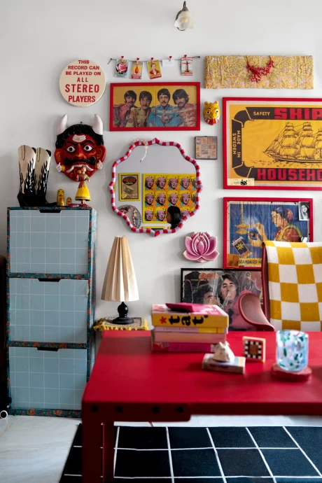 Квартира молодого художника и дизайнера Мехеки Малхотры в Мумбаи