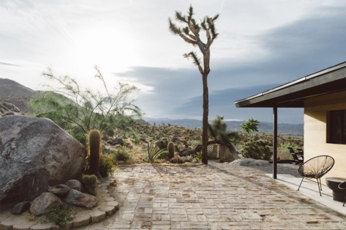 Минималистичный дизайн виллы в калифорнийской пустыне