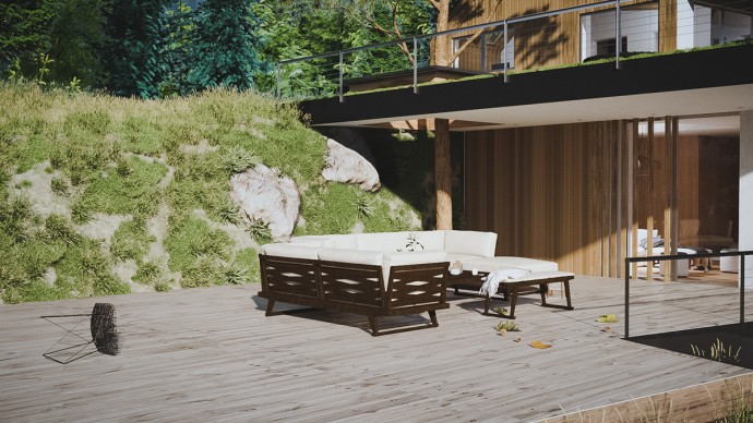 Дизайн-проект дома на холме Дизайн-проект дома на холме