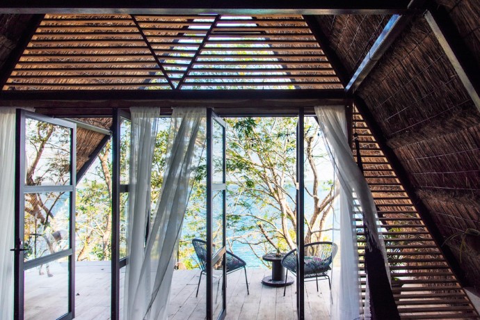 Дом для отдыха в пышных джунглях Мексики