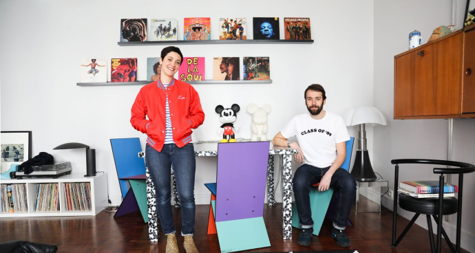 Квартира владелицы галереи Remix Gallery Валери Бувье в Париже