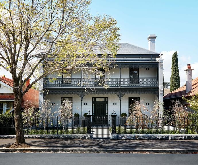 Викторианский особняк XIX века в Мельбурне