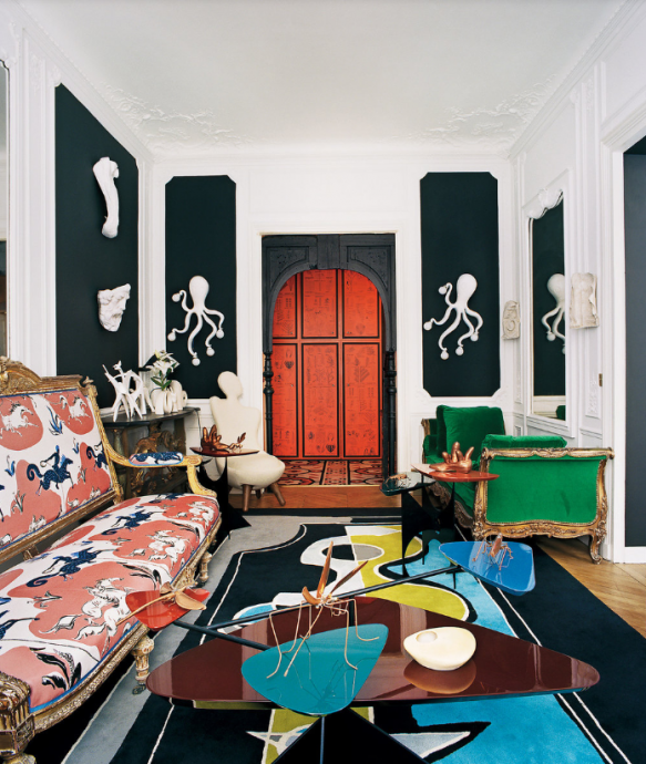Апартаменты дизайнера Винсана Дарре в Париже