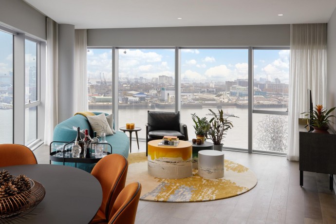 Лондонские апартаменты с видом на Темзу
