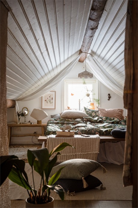 Столетний загородный дом в Швеции