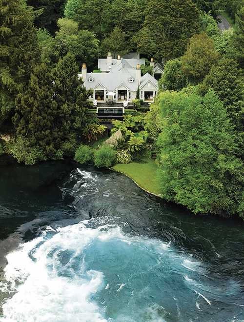 Отель Huka Lodge в Новой Зеландии