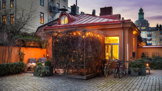 Частный дом в центре Стокгольма