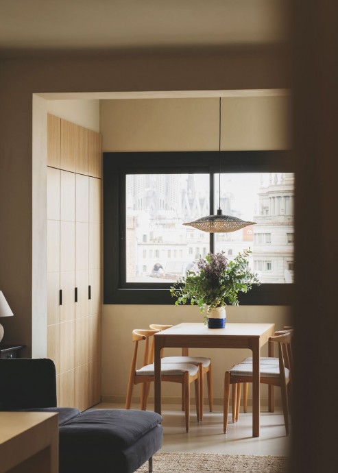 Квартира с видом на собор Саграда Фамилия в Барселоне (60 м2)