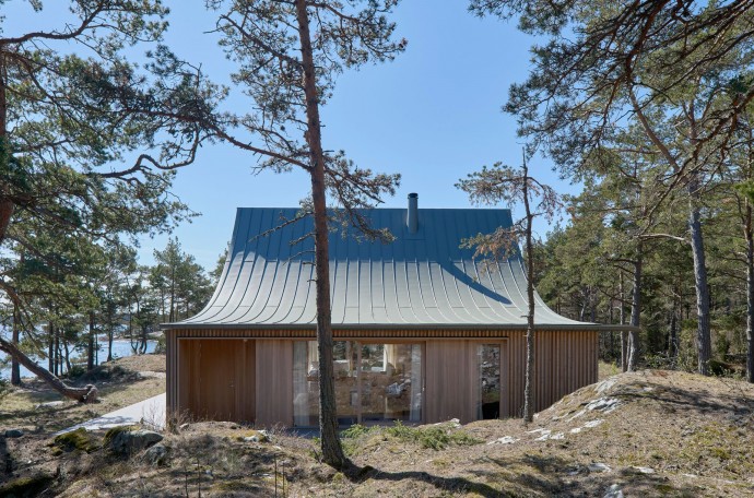 Семейный дом для отдыха на небольшом острове недалеко от Стокгольма