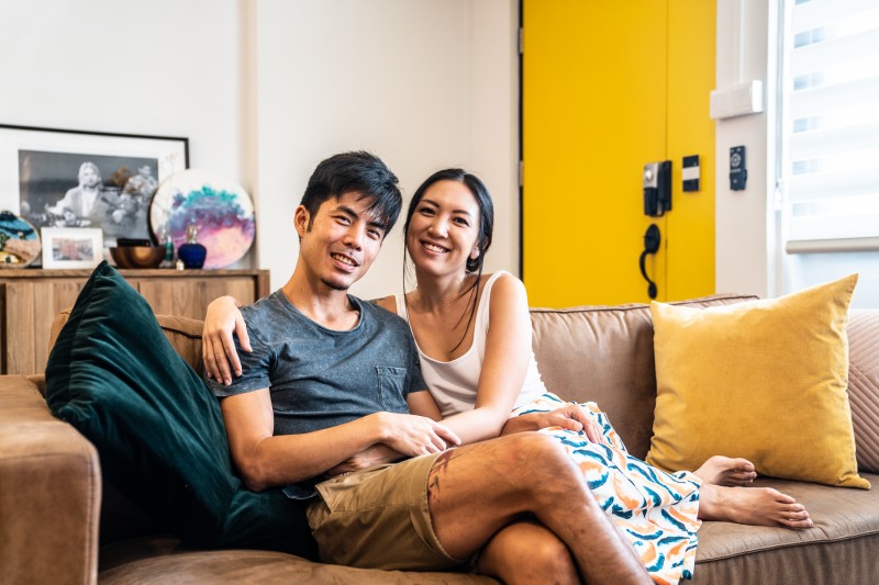 Яркие апартаменты в Сингапуре
