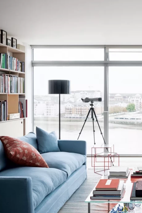 Квартира на берегу Темзы в Лондоне, принадлежавшая дизайнеру Теренсу Конрану