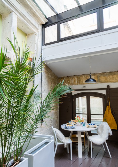 Квартира со стеклянным потолком в Монпелье, Франция