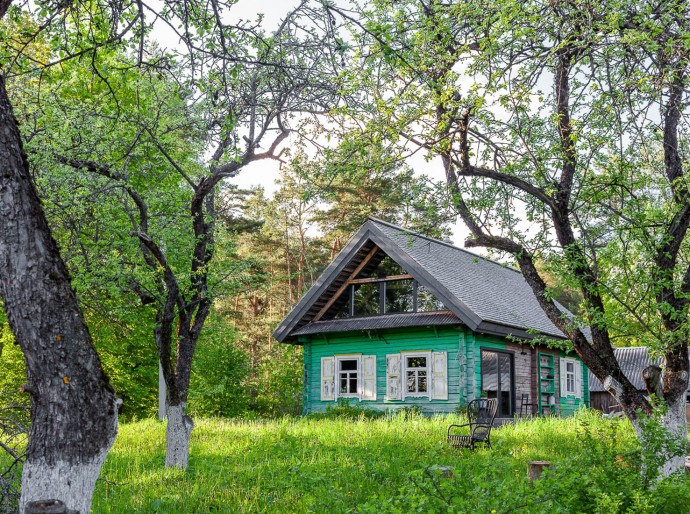 Обновлённый дом архитектора Татьяны Синицевой под Минском, построенный в 1940-х годах