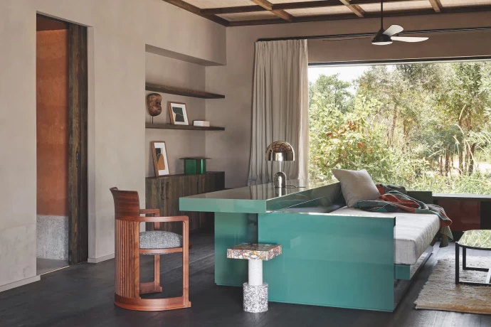 Дом архитектора и дизайнера Антуана Симонена недалеко от национального парка Крюгера в ЮАР