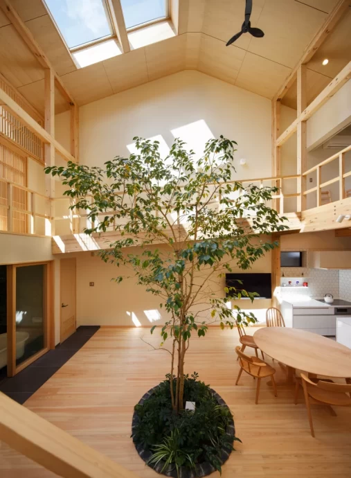 Минималистичный современный дом в Киото, Япония