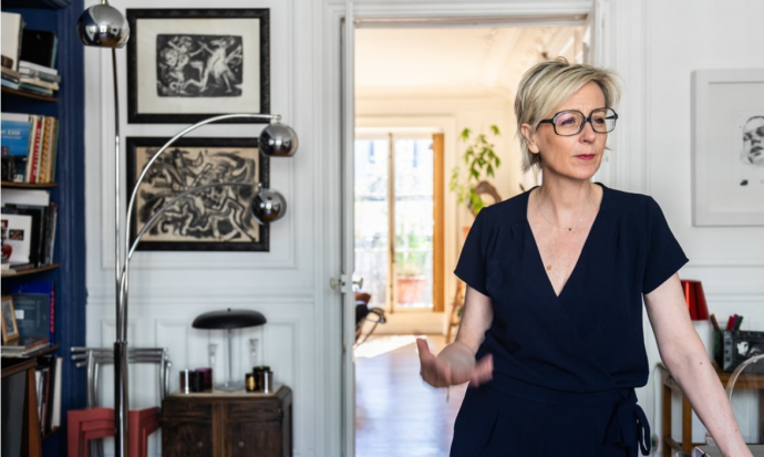 Квартира журналиста и продюсера Сильви Адигард в Париже