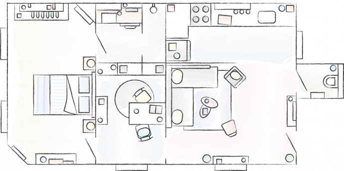 Квартира в Париже, оформленная дизайнерами IKEA