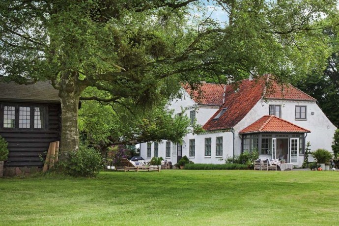 Дом основательницы бренда аксессуаров для дома Tine K Home на датском острове Фанё