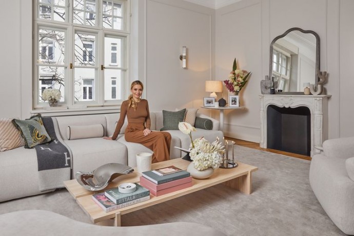 Квартира основательницы интернет-магазина мебели и декора Westwing Делии Лашанс в Мюнхене, Германия