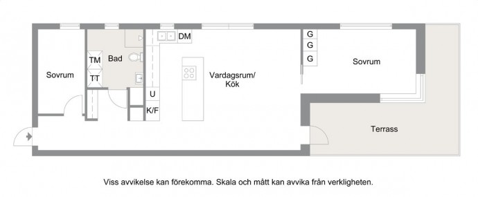 Шведская квартира площадью 71 м2