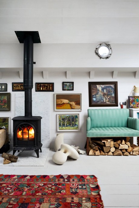 Плавучий дом мебельного дизайнера Мэтью Кинга на Темзе