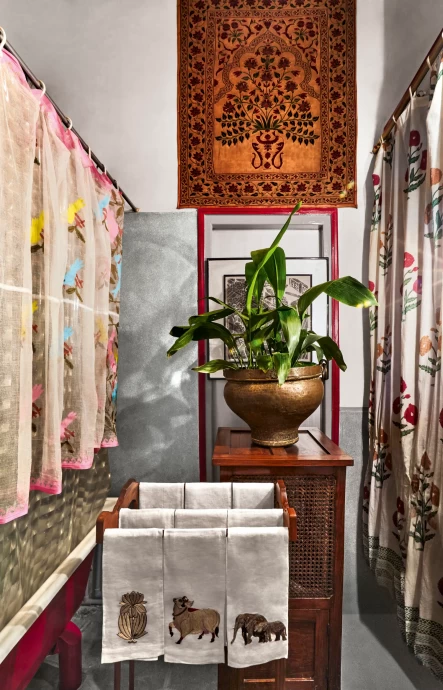 Дом текстильного дизайнера Прити Пратап Сингх в Дели, Индия