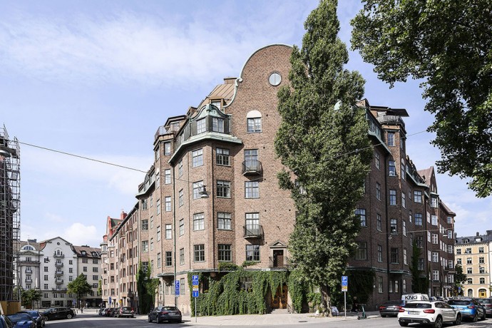 Квартира в здании 1913 года в Стокгольме