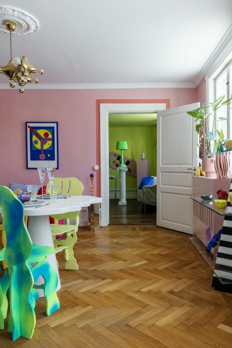 Квартира дизайнера Виктора Веттербека в пригороде Стокгольма