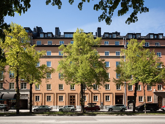 Квартира-студия площадью 34 м2 в доме 1920-х годов в Стокгольме