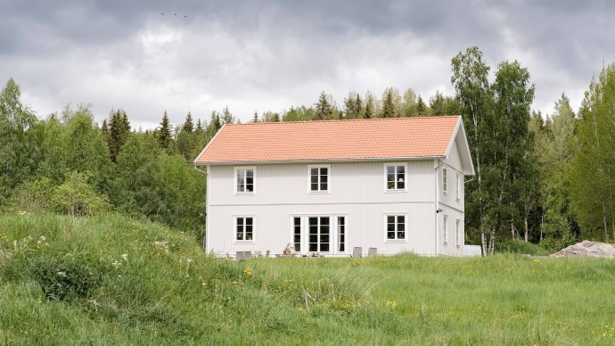 Современный дом в деревне Лёа, Коппарберг, Швеция