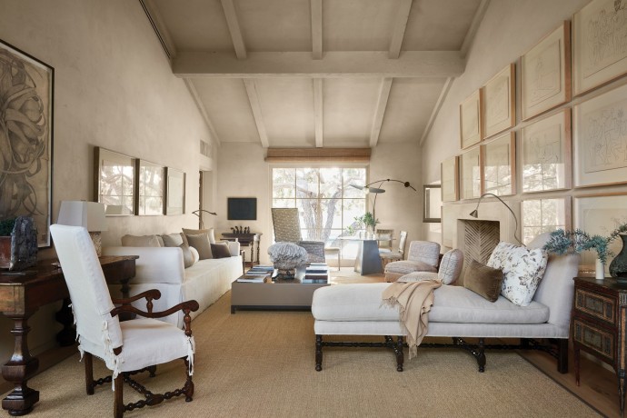 Дом дизайнера с мировым именем Сюзанны Райнштайн в городке Монтесито, Санта-Барбара, Калифорния