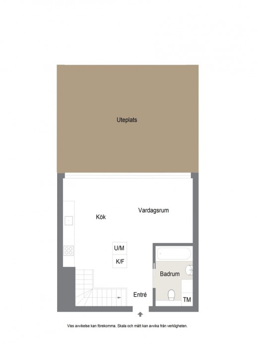 Шведская двухуровневая квартира площадью 79 м2
